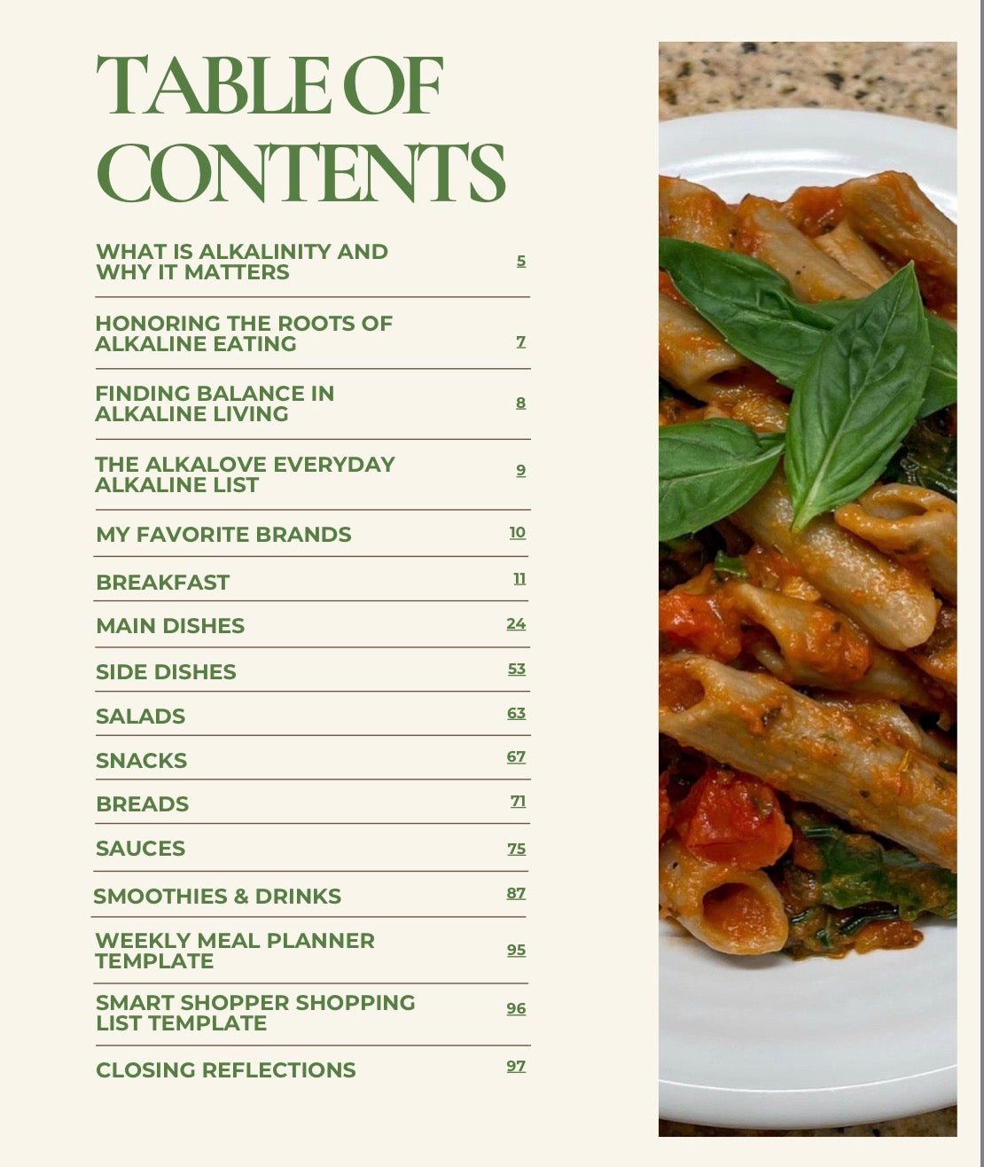 A Beginner Alkaline Vegan Cookbook